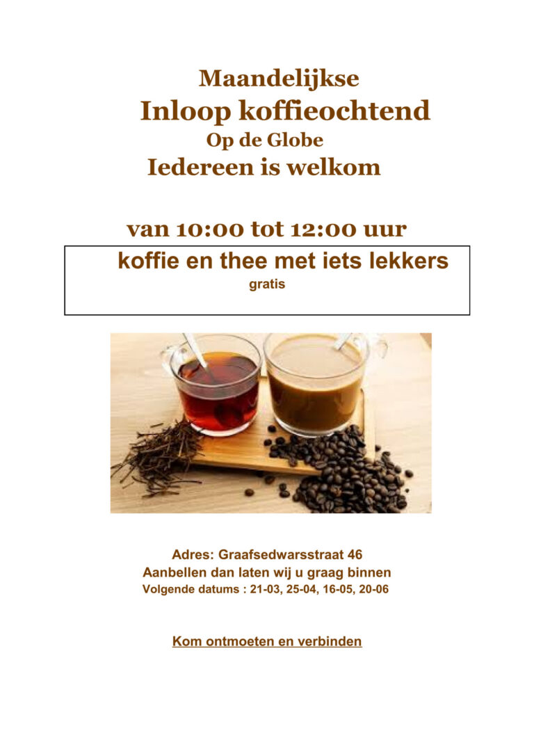 De Globe: Koffiecontact mooi succes