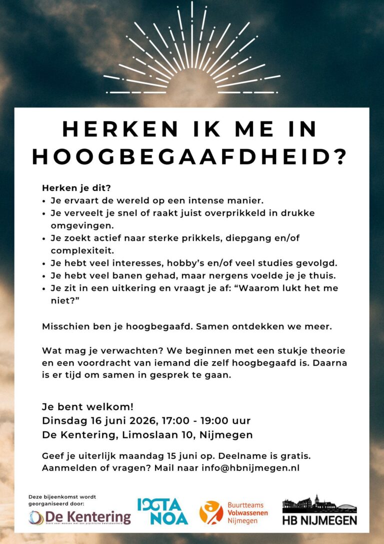 Herken ik me in hoogbegaafdheid?