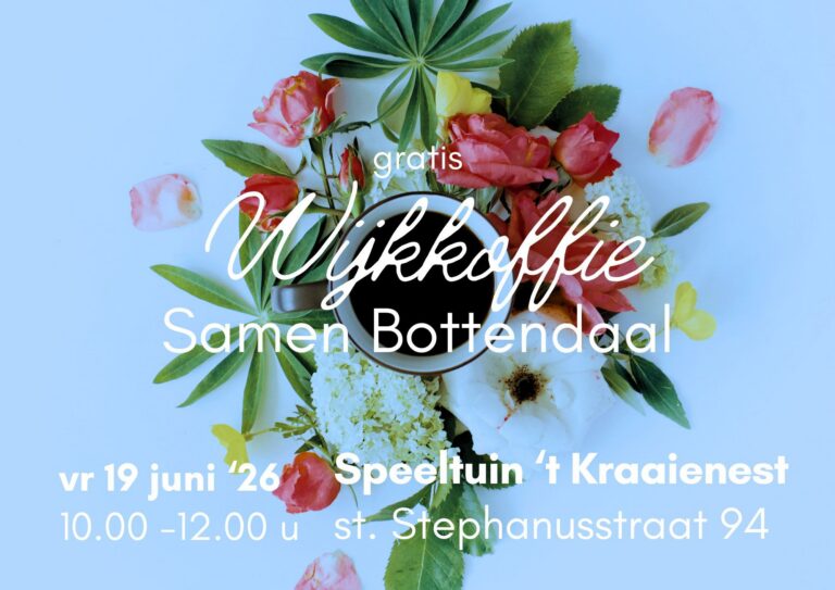 Laatste wijkkoffie van dit seizoen